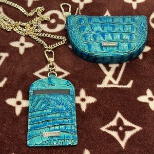 Brahmin Stevie Card Holder and Britt Pouch